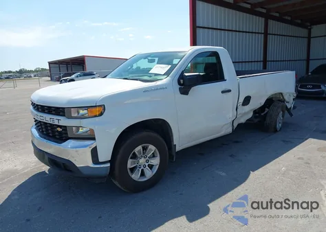 2020 Chevrolet Silverado 1500 2Wd Long Bed Wt из США, поврежденный, VIN 3GCNWAEF0LG390055